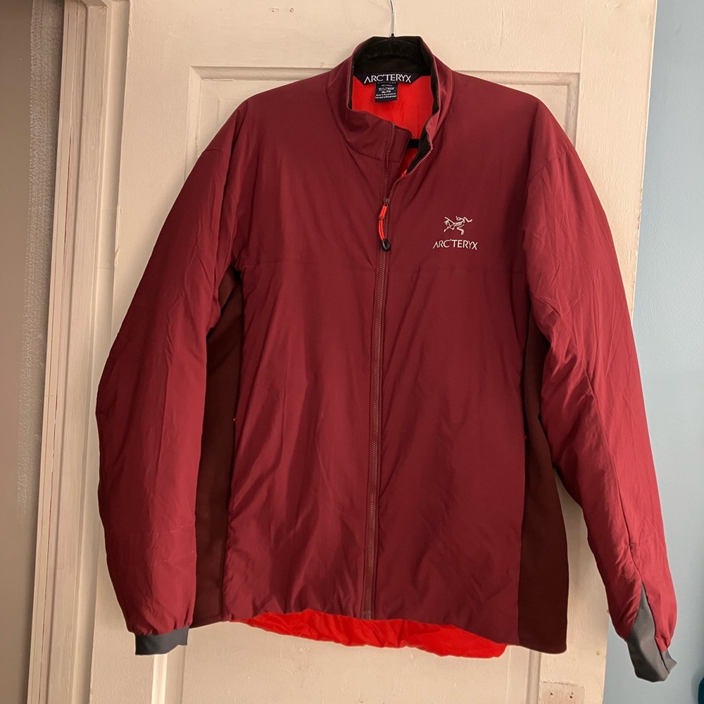 Arc'teryx Maroon Red Jacket Winter Men’s Coat Windbreaker